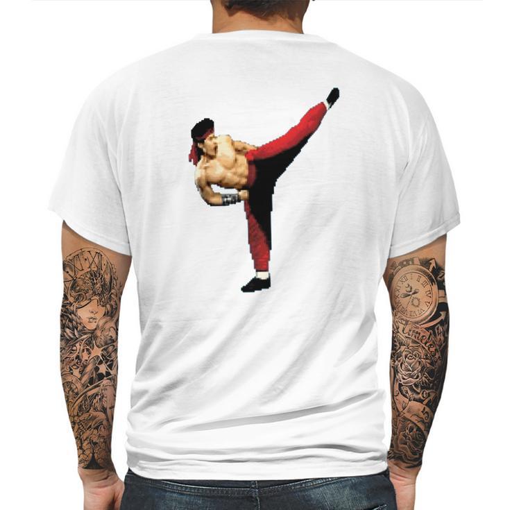 Liu Kang T-Shirt Mens Back Print T-shirt