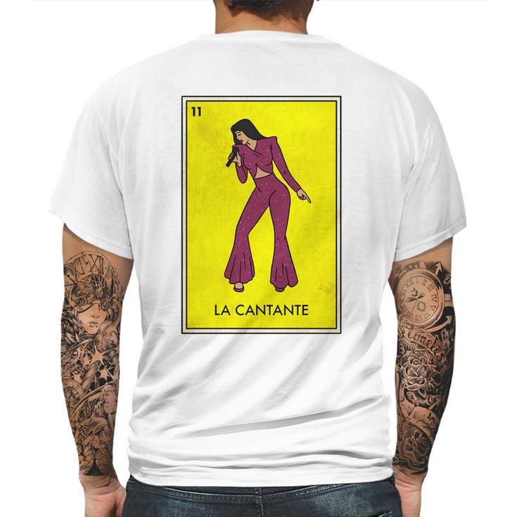 Loteria Selena La Cantante Shirt T Shirt Tee Mens Back Print T-shirt