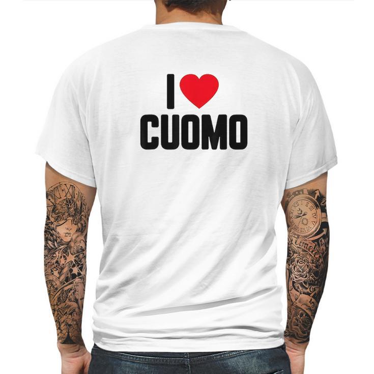 I Love Cuomo Andrew Cuomo Mens Back Print T-shirt