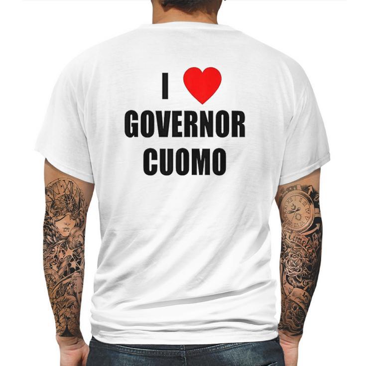 I Love Governor Cuomo Andrew Cuomo Mens Back Print T-shirt