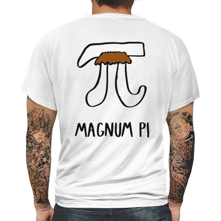 Magnum Pi Funny Math Mens Back Print T-shirt