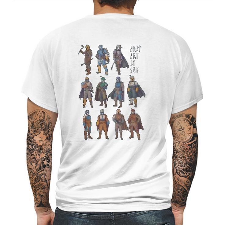 The Mandalorian Bounty Hunters This Is The Way Mens Back Print T-shirt