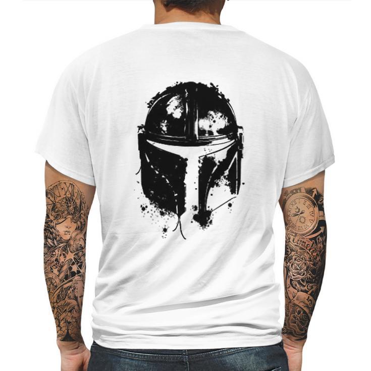 The Mandalorian Dadalorian Gift Mens Back Print T-shirt