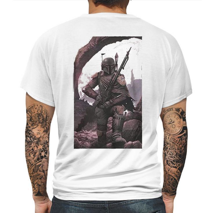 The Mandalorian Unique Style Mens Back Print T-shirt