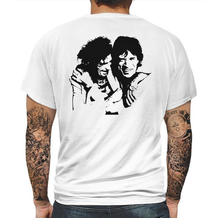 Mick Jagger And Keith Richards Mens Back Print T-shirt