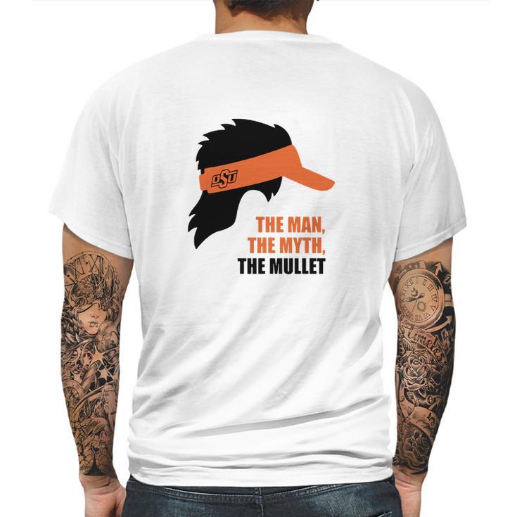 Mike Gundy The Man The Myth The Mullet Mens Back Print T-shirt