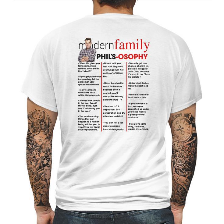 Modern Family Phils-Osophy Mens Back Print T-shirt