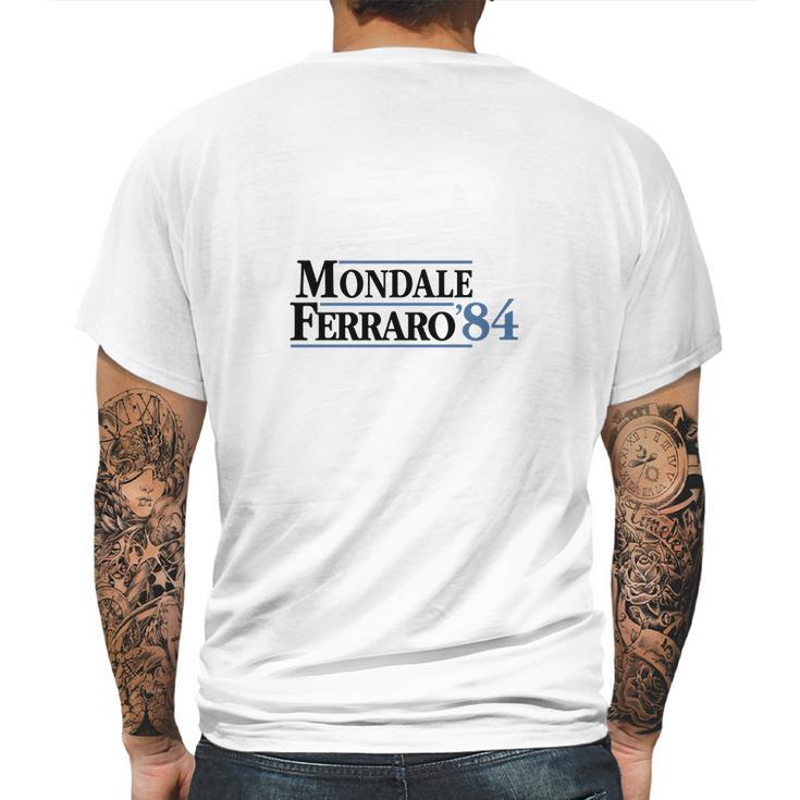 Mondale Ferraro 1984 Quotes Mens Back Print T-shirt