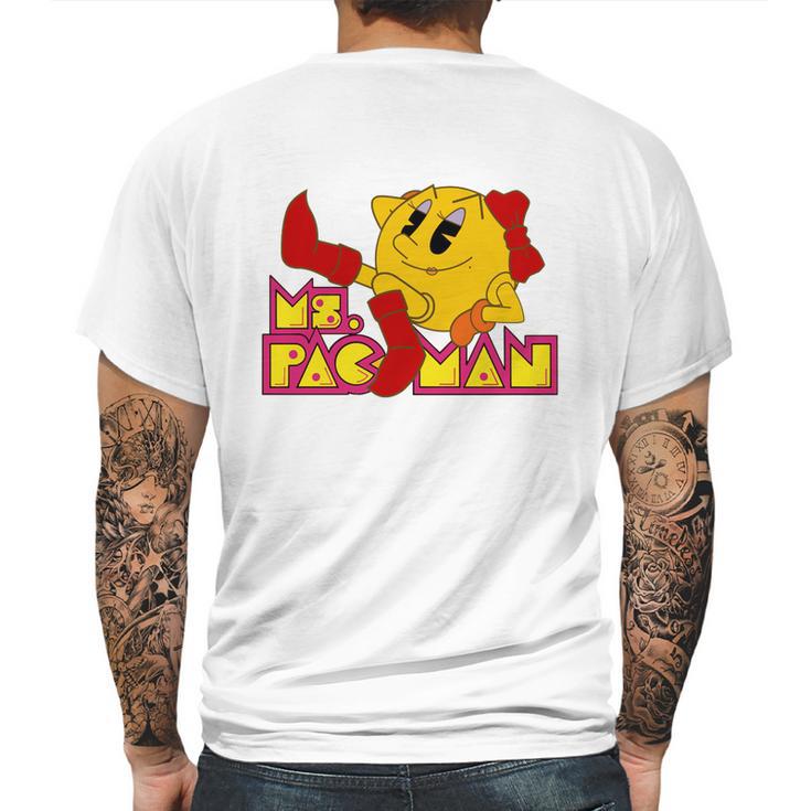 Ms Pac Man Shirt T-Shirt Mens Back Print T-shirt