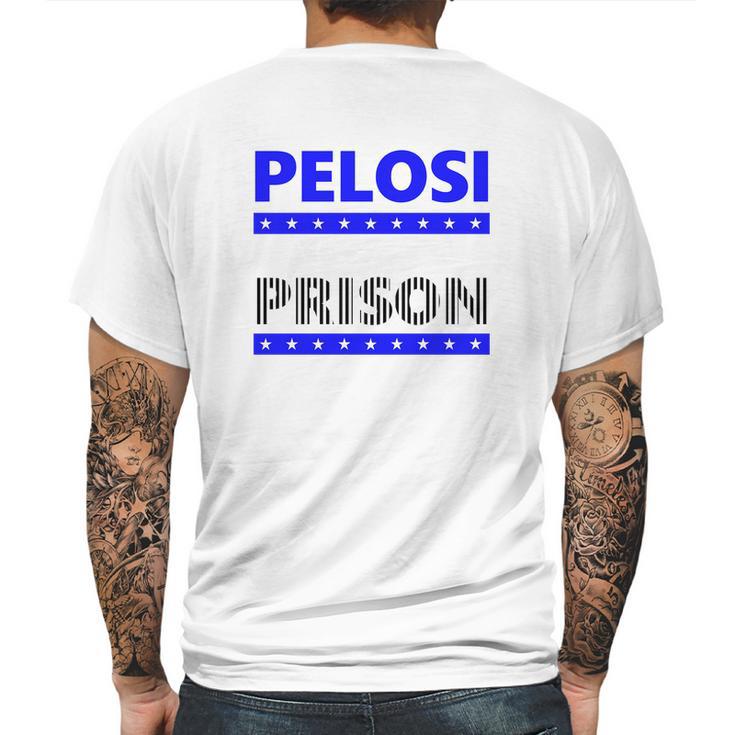 Nancy Pelosi For Prison Mens Back Print T-shirt