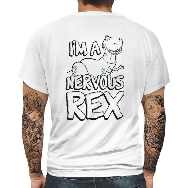 Nervous Rex Mens Back Print T-shirt