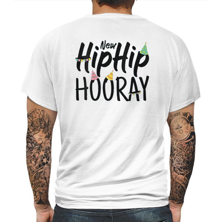 New Hip Hip Hooray Joint Hip Replacement Mens Back Print T-shirt