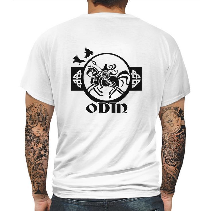 Odin Viking Shirts Valhalla Mens Back Print T-shirt