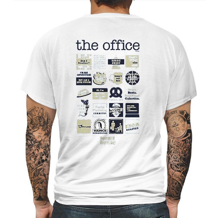 The Office Quote Mashup Mens Back Print T-shirt