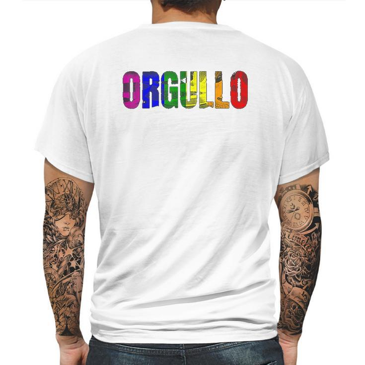 Orgullo Pride Flag Lgbtq  For Pride Mens Back Print T-shirt