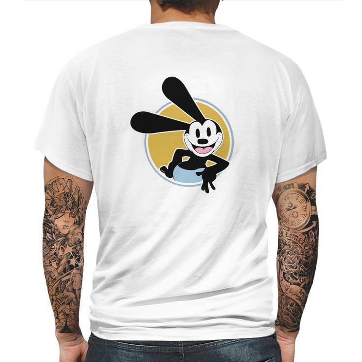 Oswald The Lucky Rabbit Mens Back Print T-shirt