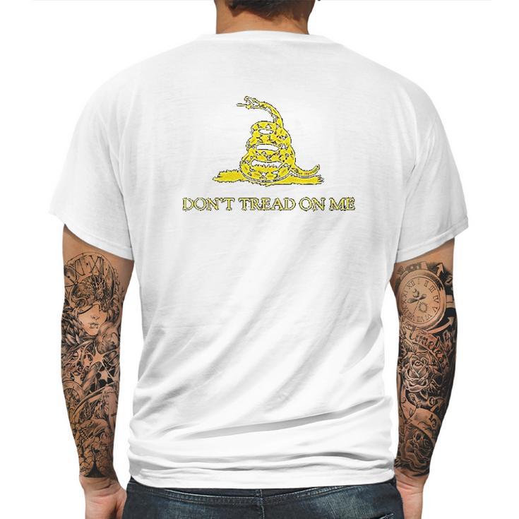 Patriotic Dont Tread On Me Mens Back Print T-shirt