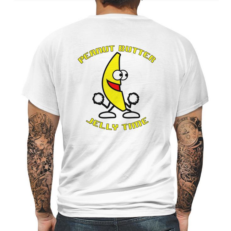 Peanut Butter Jelly Time Mens Back Print T-shirt