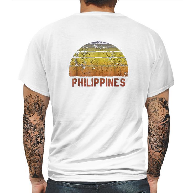 Philippines Retro Vintage 70S Throwback Surf Mens Back Print T-shirt