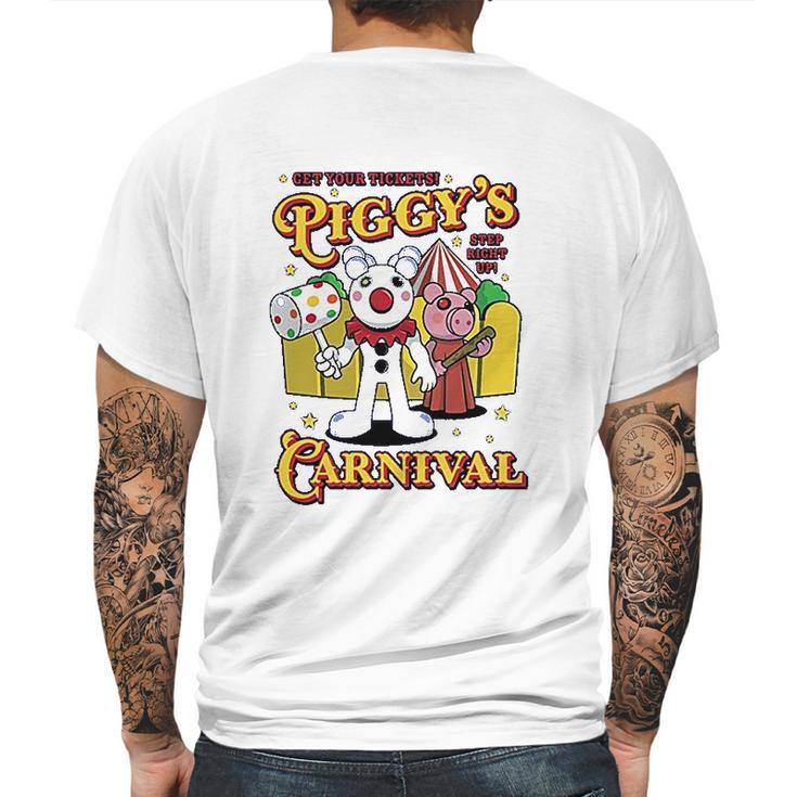 Piggy Piggy Carnival Mens Back Print T-shirt