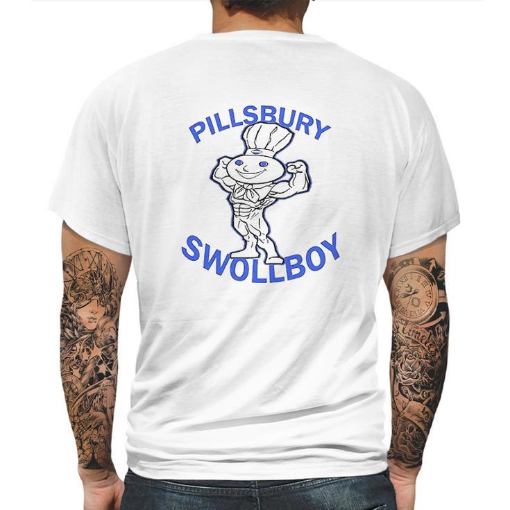 Pillsbury Swollboy Pumped Popping Fresh Parody Mens Back Print T-shirt