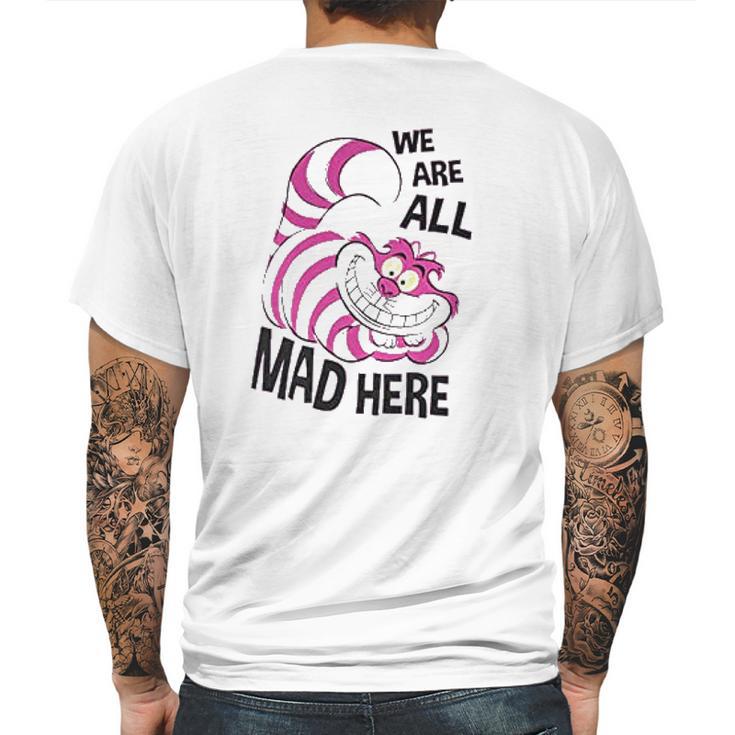 Plus Size Cheshire Cat Mens Back Print T-shirt