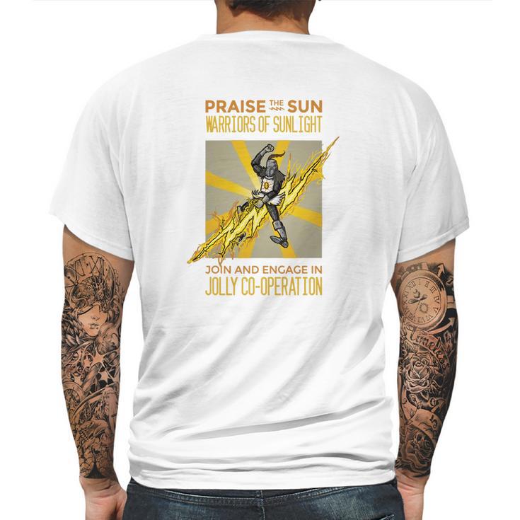 Praise The Sun Warriors Of Sunlight Mens Back Print T-shirt