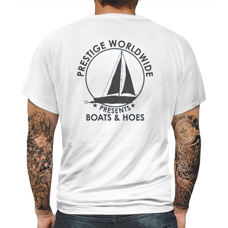 Prestige Worldwide Funny Cool Boats And Hoes Graphic Mens Back Print T-shirt