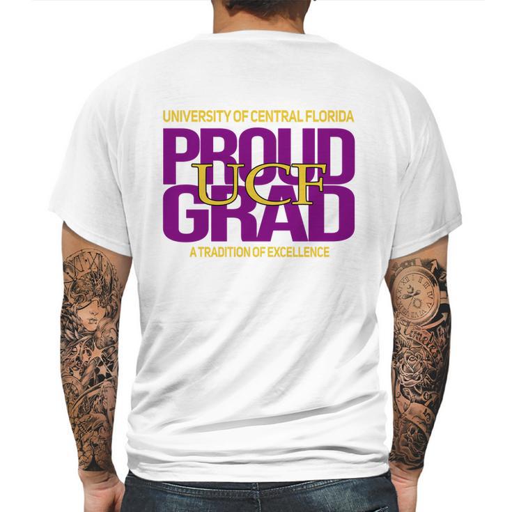 Proud Grad University Of Central Florida Graduation Excellence Mens Back Print T-shirt