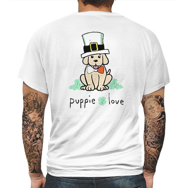 Puppie Love Dog Mens Back Print T-shirt