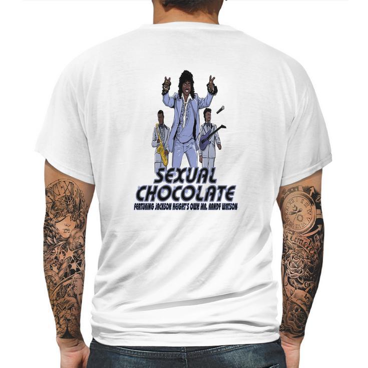 Randy Watson Sexual Chocolate Mens Back Print T-shirt