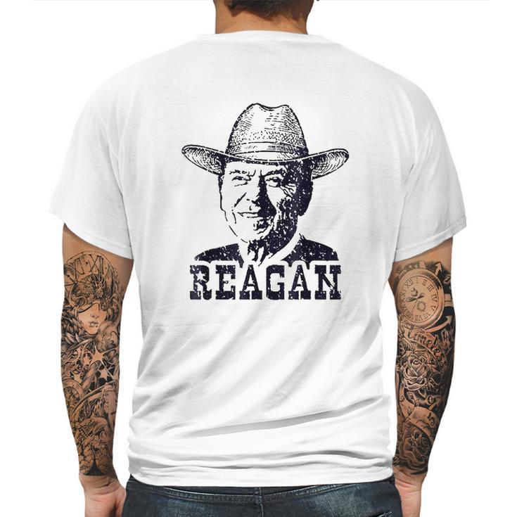 Reagan Face Mens Back Print T-shirt