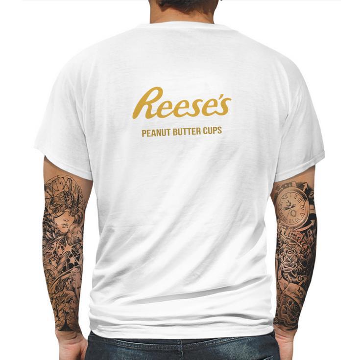 Reeses Peanut Butter Cup Mens Back Print T-shirt