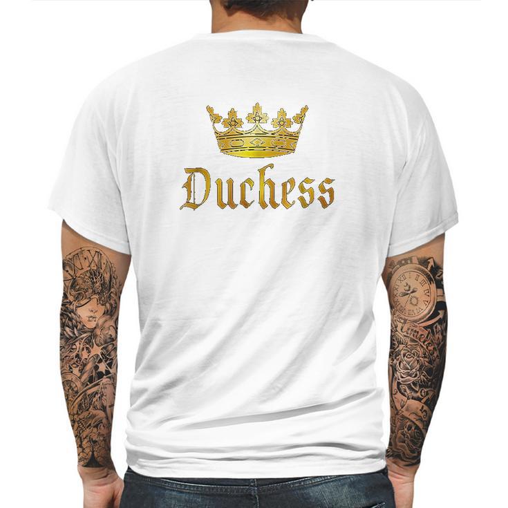 Regal Crown Royalty Gift Mens Back Print T-shirt