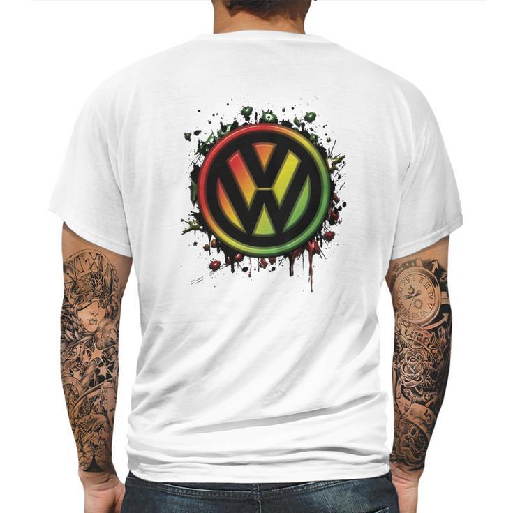 Reggae Volkswagen Mens Back Print T-shirt