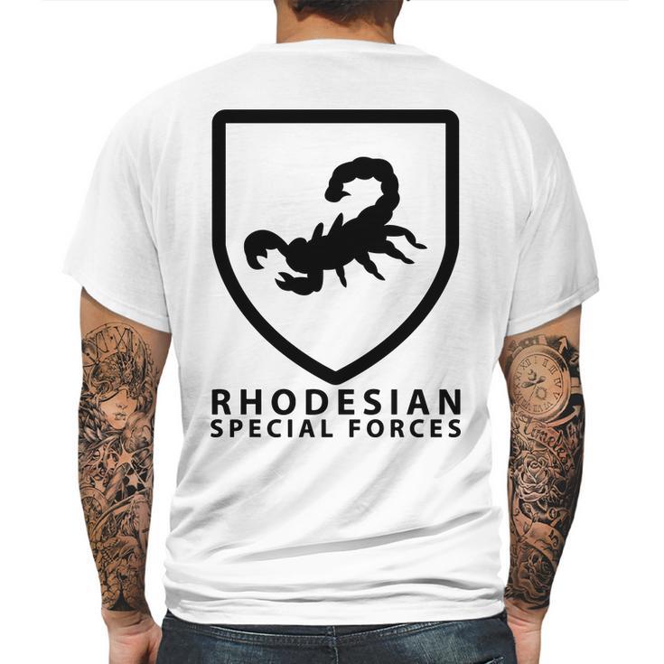 Rhodesian Special Forces Mens Back Print T-shirt