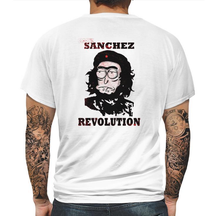 Rick Sanchez Revolution Mens Back Print T-shirt