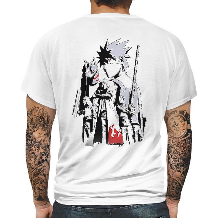 Ripple Junction Naruto Shippuden Adult Kakashi Story Light Weight Crew Mens Back Print T-shirt