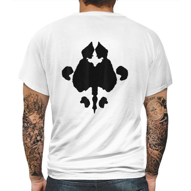 Rorschach Test Mens Back Print T-shirt