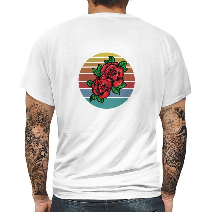 Rose Apothecary Vintage Mens Back Print T-shirt