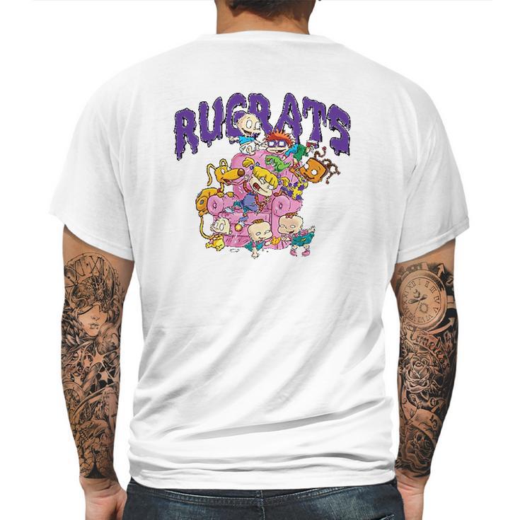 Rugrats 90S Rewing Pink Couch Mens Back Print T-shirt