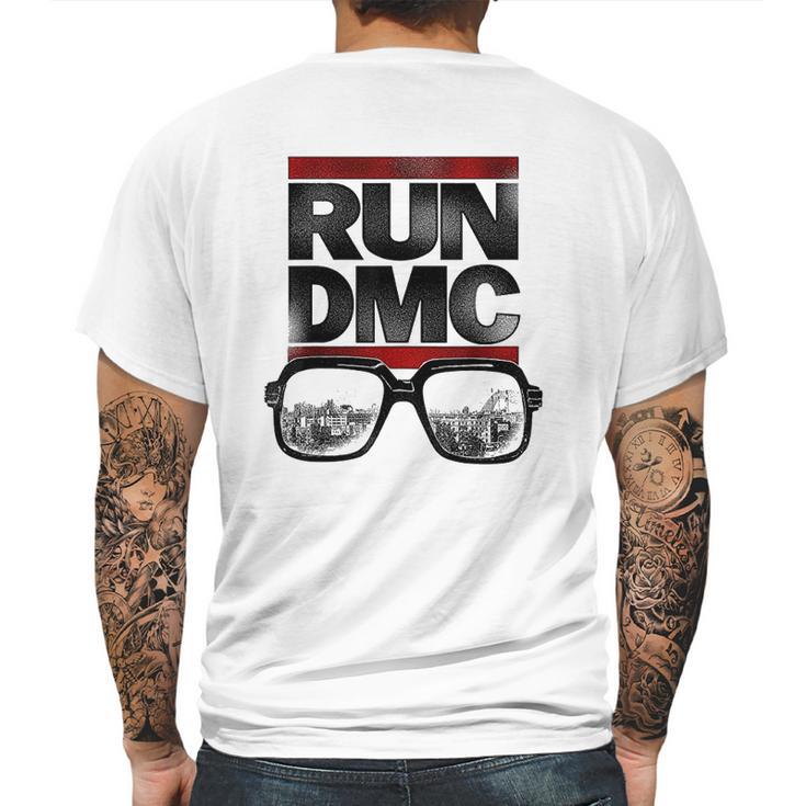 Run Dmc Official Nyc Glasses Mens Back Print T-shirt