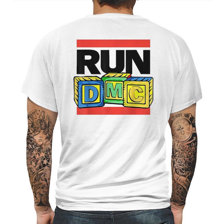 Run Dmc Official Toy Blocks Mens Back Print T-shirt