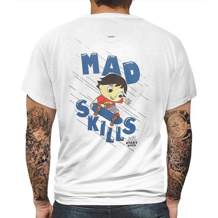 Ryans World Mad Skills Mens Back Print T-shirt