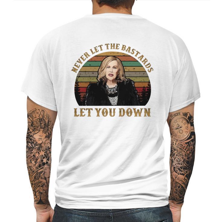 Schitt’S Creek Never Let The Bastards Let You Down Sunset Shirt Mens Back Print T-shirt