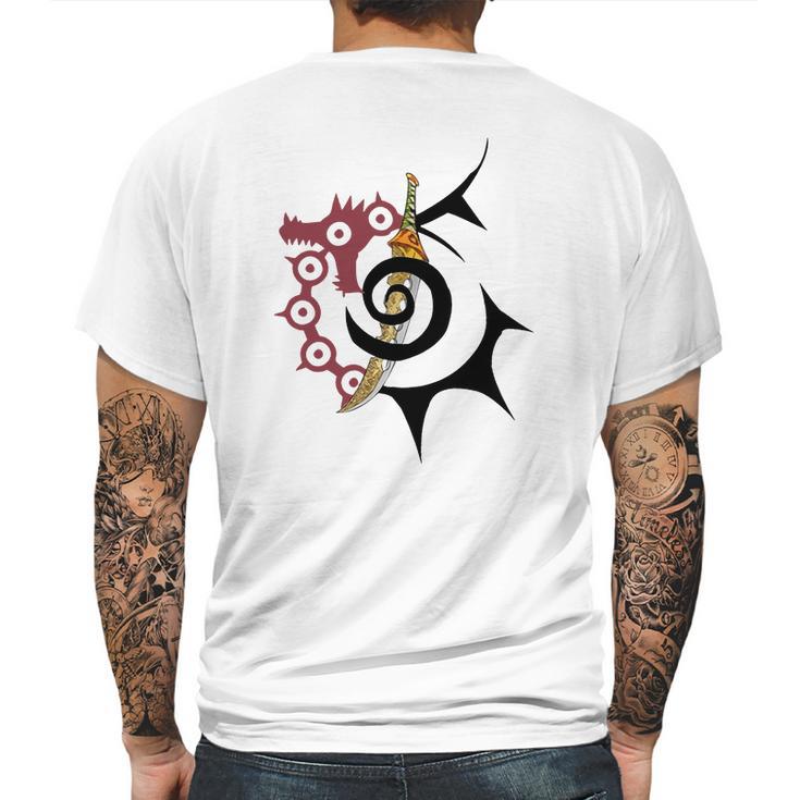 The Seven Deadly Sins  Meliodas Mark Mens Back Print T-shirt