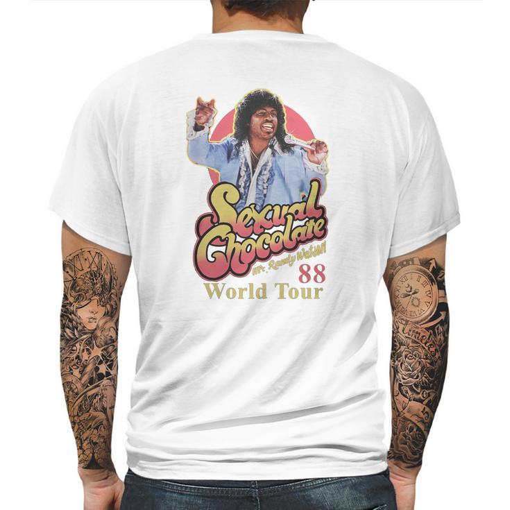 Sexual Chocolate Mr Randy Watson World Mens Back Print T-shirt