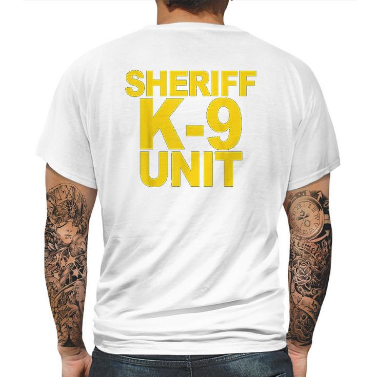 Sheriff K9 Unit Mens Back Print T-shirt