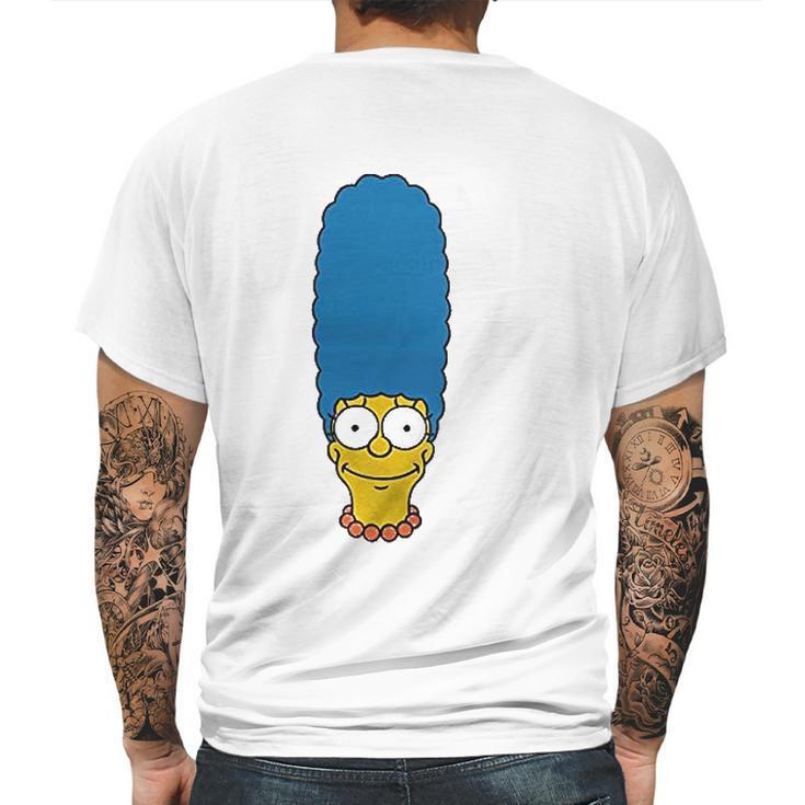 The Simpsons Marge Face Mens Back Print T-shirt