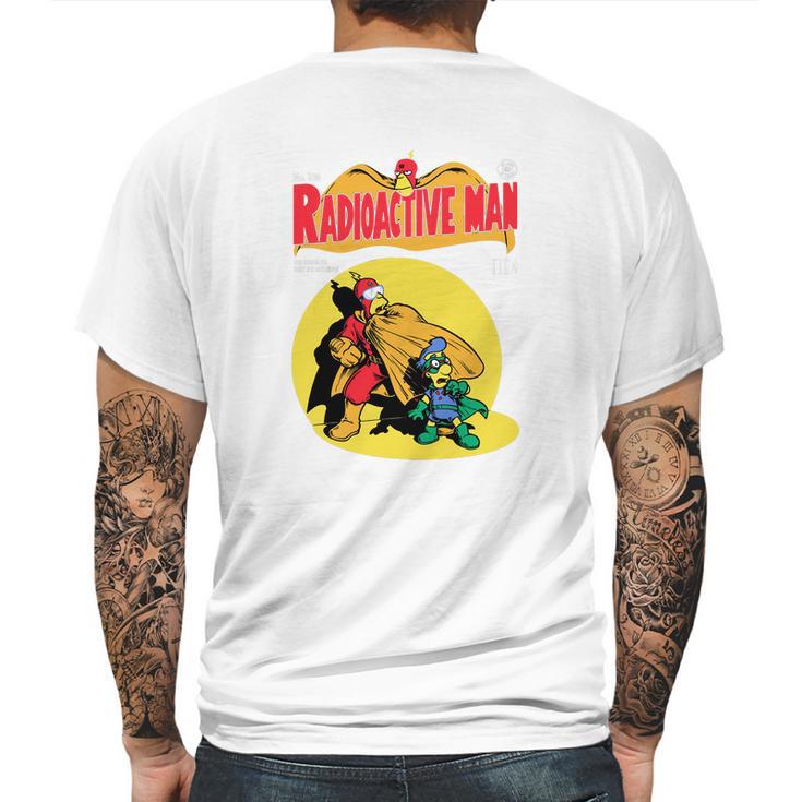 Simpsons  Radioactive Man Mens Back Print T-shirt